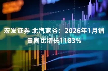 宏发证券 北汽蓝谷：2026年1月销量同比增长1183%